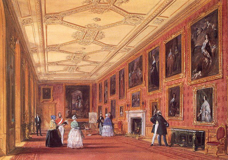 Nash, Joseph The Van Dyck Room, Windsor Castle china oil painting image